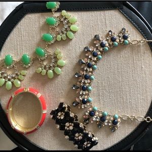 Statement necklaces and bracelets J. Crew & other